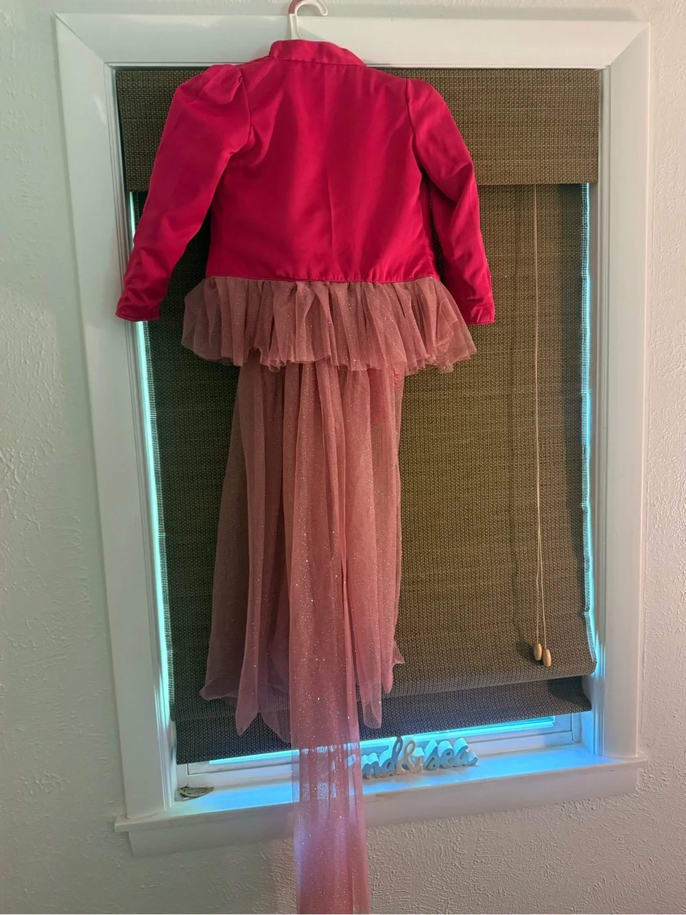 Excellent Preowned Condition (Wore 1x) Girl’s Handmade Ring Master Jacket/Romper